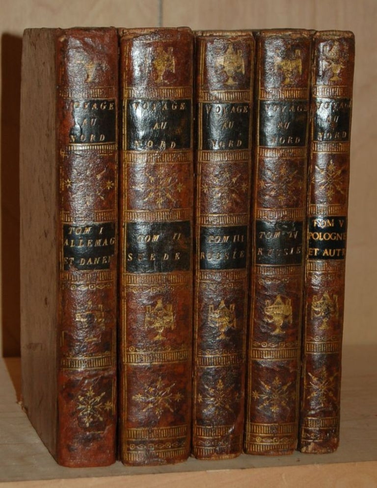Item #210406 VOYAGE DE DEUX FRANCAIS En Allemagne, Danemarck, Suede, Russie et Pologne, Fait En 1790 - 1792 (5 Volume Set); Vol I; Vol II; Vol III: Vol IV; Vol V. A. Fortia de Piles.