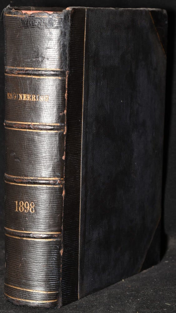 Item #231433 Municipal Engineering (2 Volumes bound) Volume XIV: January 1898 - June 1898, Nos. 1-6; Volume XV: July 1898 - December 1898, Nos. 7-12.