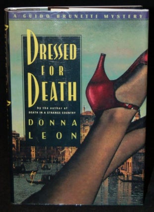 Item #258210 DRESSED FOR DEATH. Donna Leon, author