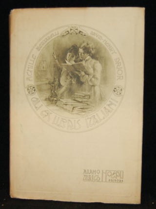 Item #261932 GLI EX LIBRIS ITALIANI. CON 9 TAVOLE E 233 RIPRODUZIONI DELLE QUALI 29 ESEGUITE COI...