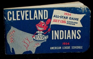 Item #264404 OFFICIAL SCHEDULE OF THE AMERICAN LEAGUE 1954. Cleveland Indians