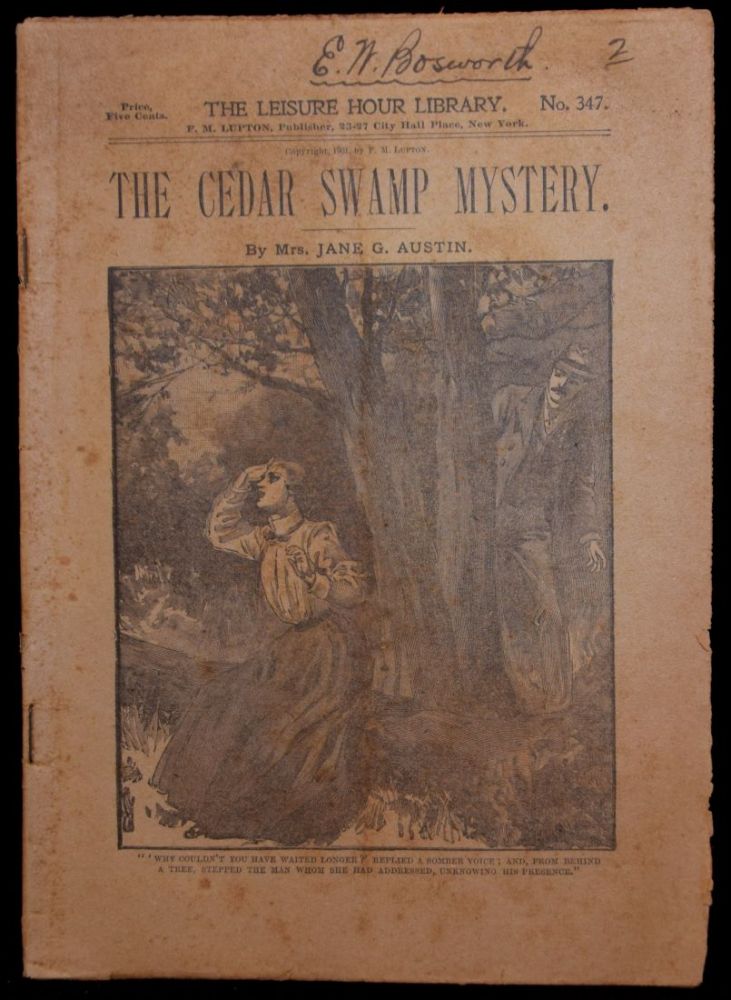 Item #267637 THE CEDAR SWAMP MYSTERY. Jane G. Austin.