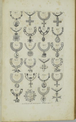 A COMPLETE BODY OF HERALDRY: CONTAINING AN HISTORICAL ENQUIRY ... [WITH] GLOVER’S ORDINARY OF ARMS, AUGMENTED AND IMPROVED; [WITH] AN ALPHABET OF ARMS, CONTAINING UPWARDS OF FIFTY THOUSAND COATS, WITH THEIR CRESTS, ETC. AND A COPIOUS GLOSSARY, EXPLAINING ALL THE TECHNICAL TERMS USED IN HERALDRY. IN TWO VOLUMES. ILLUSTRATED WITH COPPER PLATES.