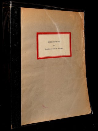 Item #270479 BRIDGE TO THE SEA (Confidential Advance Copy). Gwendolyn Terasaki