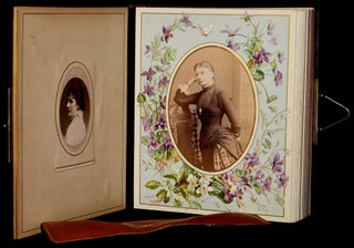 Item #273412 ALBUM PRIMAVERA. VICTORIAN PHOTOGRAPH ALBUM. AMERICANA
