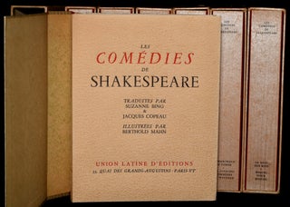 LES COMEDIES DE SHAKESPEARE (7 VOLUMES; COMPLETE SET)