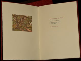 MOUNTAINS IN THE MIND. POEMS. WITH SIX WOOD-ENGRAVINGS BY HOWARD PHIPPS (2 VOLUMES)