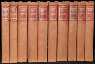 Item #275490 THE NOVELS OF HENRY FIELDING. LARGE-PAPER EDITION. Henry Fielding