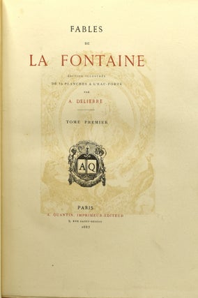 FABLES DE LA FONTAINE (2 Volumes)~