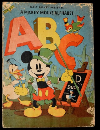 Item #276806 A MICKEY MOUSE ALPHABET BOOK ABC. Walt Disney