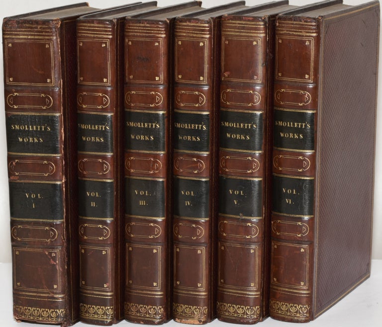 Item #278963 THE MISCELLANEOUS WORKS OF TOBIAS SMOLLETT WITH MEMOIRS OF HIS LIFE AND WRITINGS, BY ROBERT ANDERSON. THE SIXTH EDITION IN SIX VOLUMES. Tobias Smollett.