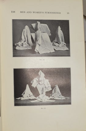 Item #279427 A TEXTBOOK ON MERCANTILE DECORATION. FOOT, HAND, AND HEAD COVERING; MEN AND...