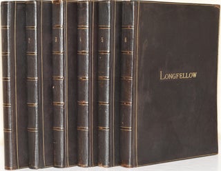 Item #280792 THE POETICAL WORKS OF HENRY WADSWORTH LONGFELLOW (6 Volumes). Henry Wadsworth...