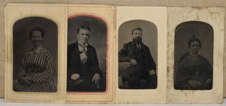 Item #282883 [TINTYPES] FOUR TINTYPES OF UNIDENTIFIED PERSONS FROM THREE PETERSBURG...
