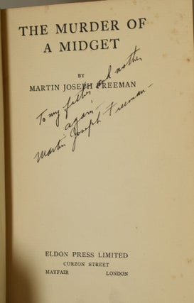 THE MURDER OF A MIDGET (Signed)