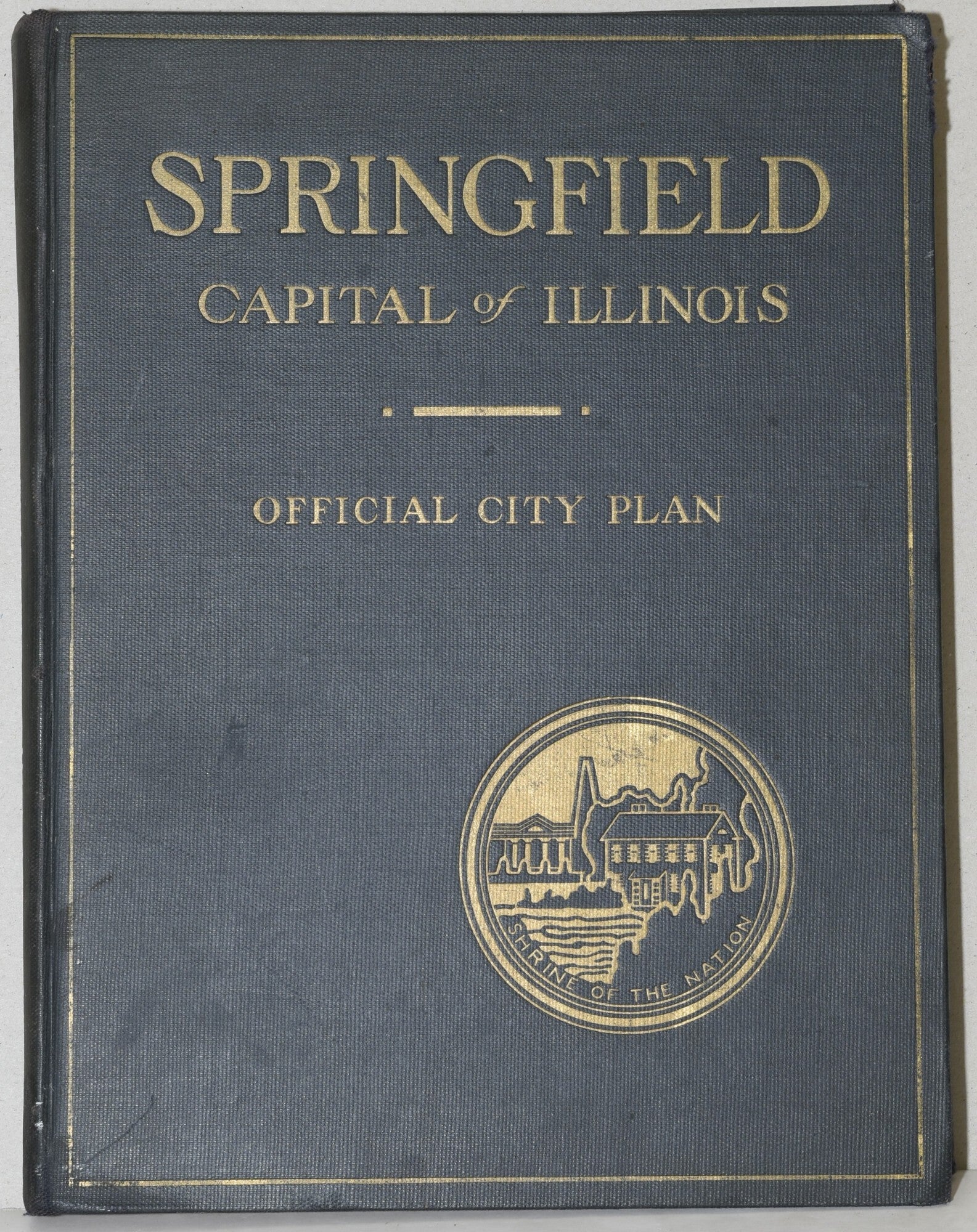 Springfield Building Plan CITY PLAN OF THE CITY OF SPRINGFIELD, ILLINOIS | Myron Howard West ...