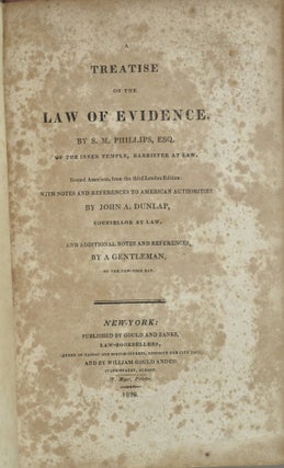 A TREATISE ON THE LAW OF EVIDENCE.