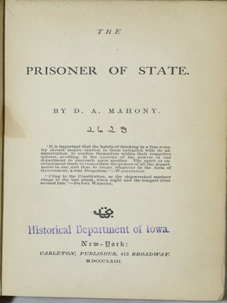 THE PRISONER OF STATE.