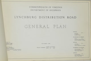 LYNCHBURG DISTRIBUTION ROAD. GENERAL PLAN.