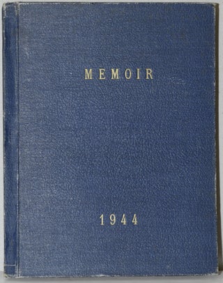 Item #284677 [RICHMOND] THE YEARBOOK OF MANCHESTER DISTRICT HIGH SCHOOL. 1944. Eleanor Pannell,...