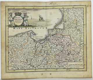 Item #285042 [MAP] REGNI PRUSSIA. (ATLAS PORTALIS). Johann Cristoph Weigel