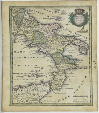 Item #285049 [MAP] NEAPOLITANI REGNI TABULA. (ATLAS PORTALIS). Johann Cristoph Weigel