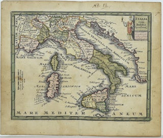 Item #285050 [MAP] ITALIA CUM INSULIS DEPENDENTIHG. (ATLAS PORTALIS). Johann Cristoph Weigel