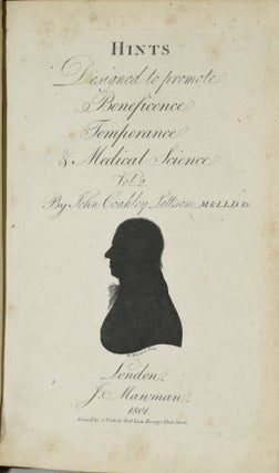 Item #285544 HINTS DESIGNED TO PROMOTE BENEFICENCE, TEMPERANCE, & MEDICAL SCIENCE. Volume 2 of 3...