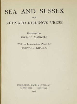 SEA AND SUSSEX, FROM RUDYARD KIPLING&rsquo;S VERSE.