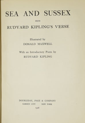 SEA AND SUSSEX, FROM RUDYARD KIPLING’S VERSE.