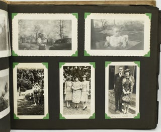 [PHOTO ALBUM] FAMILY, CHURCH AND COMMUNITY PHOTOGRAPHS OF HANCOCK, OHIO, 1940-1950. | YE OLD FAMILY ALBUM. (201 PHOTOS)