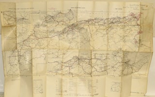 Item #287301 [MAP] AFRICA ROAD MAP. MAROC-ALGERIE-TUNISIE. Great Britain War Office