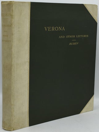 Item #287465 VERONA. AND OTHER LECTURES. John Ruskin