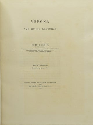 VERONA. AND OTHER LECTURES.