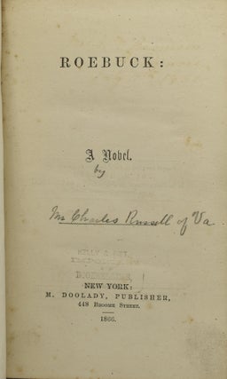 ROEBUCK: A NOVEL.