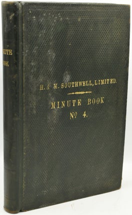 Item #288357 [EXECUTIVE BOARD MEETING MINUTES] H. M. SOUTHWELL LTD. 1933-1936