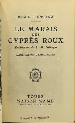LE MARAIS DES CYPRES ROUX.