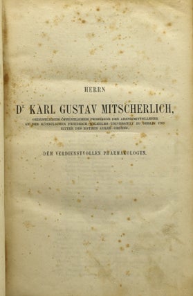 SYSTEMATISCHES HANDBUCH DER ARZNEIMITTELLEHRE. ZWEITER BAND. (VOLUME TWO ONLY)