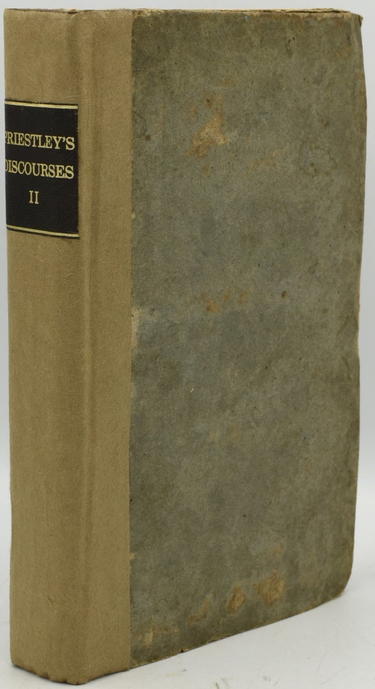 Item #288857 DISCOURSES RELATING TO THE EVIDENCES OF REVEALED RELIGION, DELIVERED IN PHILADELPHIA. VOL. II. (VOLUME TWO ONLY). Joseph Priestley.