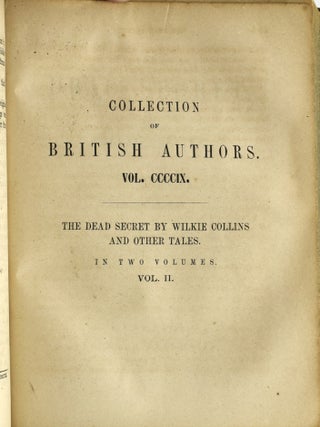 THE DEAD SECRET. AND OTHER TALES. (TWO VOLUMES IN ONE)