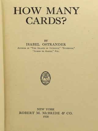 HOW MANY CARDS?