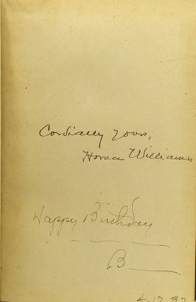 THE EDUCATION OF HORACE WILLIAMS.