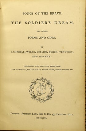 SONGS OF THE BRAVE. THE SOLDIER’S DREAM, AND OTHER POEMS AND ODES.