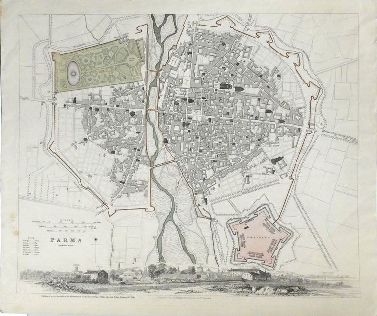 Item #290143 MAP OF PARMA FROM MAPS MODERN & ANCIENT.
