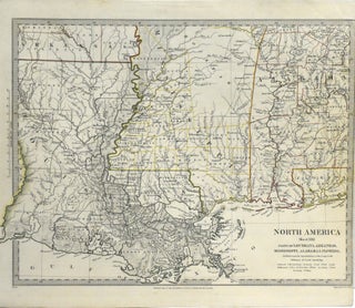 Item #290148 MAP OF NORTH AMERICA, SHEET XIII. PARTS OF LOUISIANA, ARKANSAS, MISSISSIPPI, ALABAMA...
