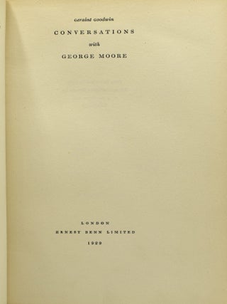 CONVERSATIONS WITH GEORGE MOORE.