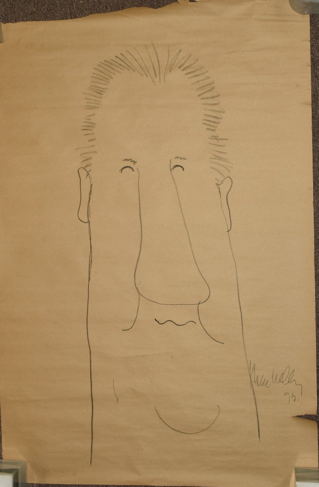 Item #290812 [HUMOR] [ORIGINAL DRAWING] CARICATURE DRAWING OF SPIRO AGNEW. Jeff MacNelly.