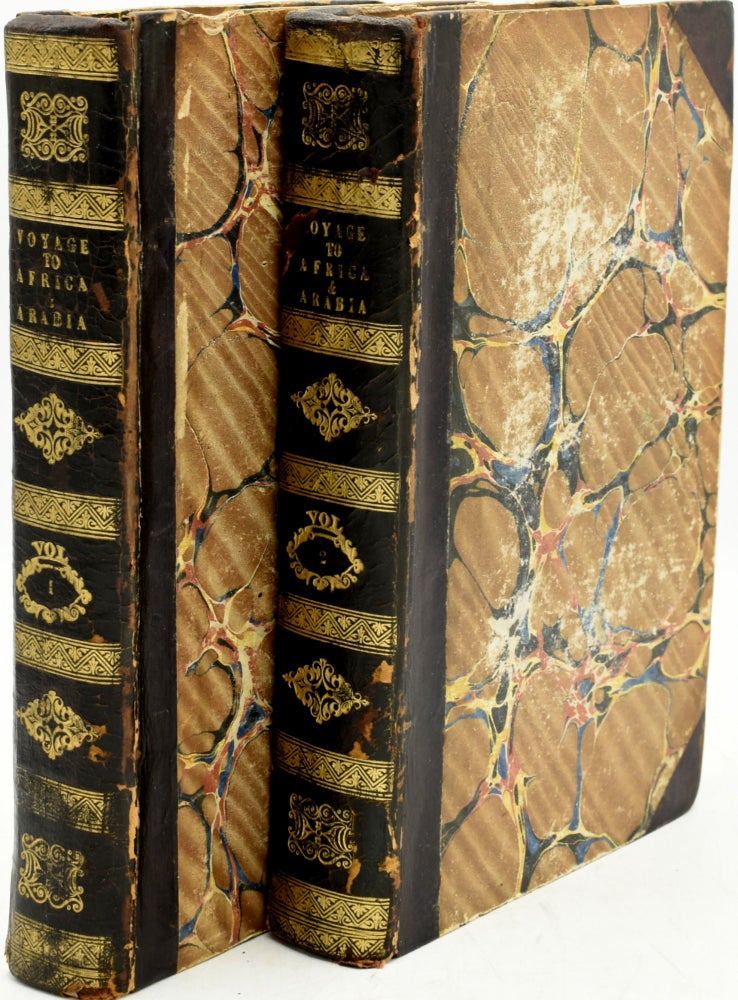 Item #291099 NARRATIVE OF A VOYAGE OF DISCOVERY TO AFRICA AND ARABIA, PERFORMED IN HIS MAJESTY’S SHIPS LEVEN AND BARRACOUTA, FROM 1821 TO 1826. UNDER THE COMMAND OF CAPT. F. W. OWEN, R.N. IN TWO VOLUMES. VOL. I & II. Thomas Boteler |, Captain William Fitzwilliam Owen.