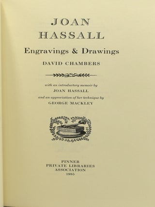 JOAN HASSALL: ENGRAVINGS AND DRAWINGS