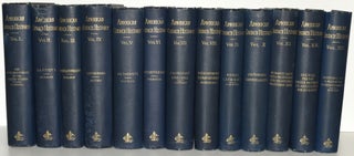 Item #291923 THE AMERICAN CHURCH HISTORY SERIES. CONSISTING OF A SERIES OF DENOMINATIONAL...